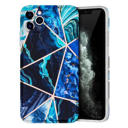 Marmor etui til iPhone 11 Pro Max - Blå Blue