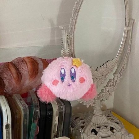 Kirby nøkkelring Anime plysj nøkkelring 2 2