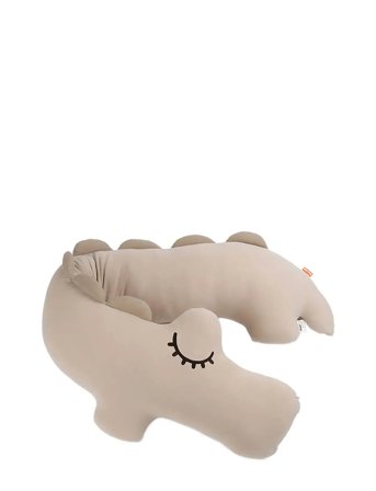 Done by Deer Comfy Body Pillow Croco Sand - Beige - 160X 40X 16CM