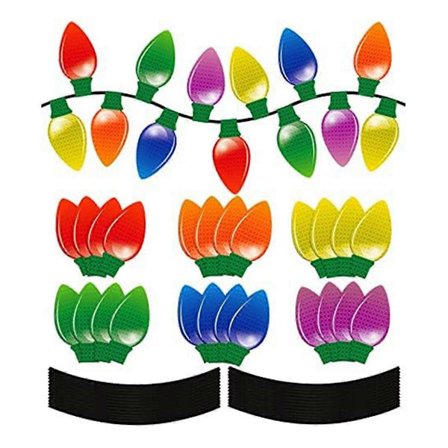 Juletræ Refleks Dekorativ Lyslampe Magnet, Garage Postkasse Magnet Dekal til Fødselsdag Jul