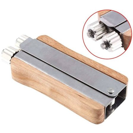 Rustfritt stål krympeverktøy bikube stram wire verktøy birøkt krymper bi ramme strammer birøkt krympe tang med trehåndtak for bi F