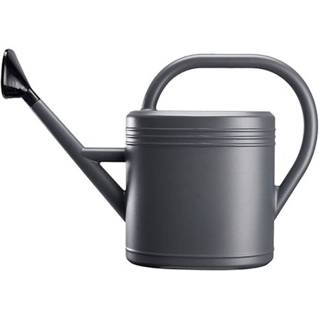 Vattenkannor Plast Järn Duschmunstycke Vattenslang Spruta Verktyg för Utomhus Inomhus Hus Kontor Grå 5L