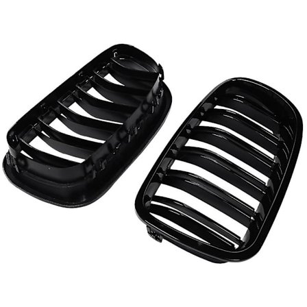 Grill Grille Gloss Black Kidney For F10 F18 F02 F11 M5 10-15 Dual Slat
