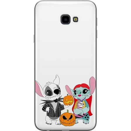 Samsung Galaxy J4+ Genomskinligt Skal Stitch familjen addams