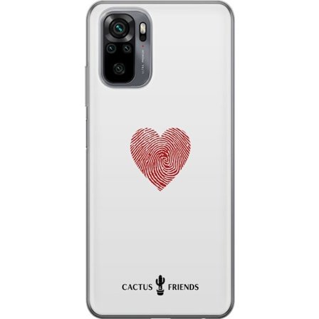 Yhteensopiva Puhelinkuori Xiaomi Xiaomi Redmi Note 10 Cactus and Friends - Fingerprint Love