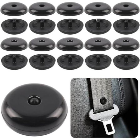 10-pack Universal Bältesstoppsats, Snäpp-på Bältesknapp Stopp, Plast Bältesspänne Stoppknapp Förhindrar att Bältesklämman Glider Ner