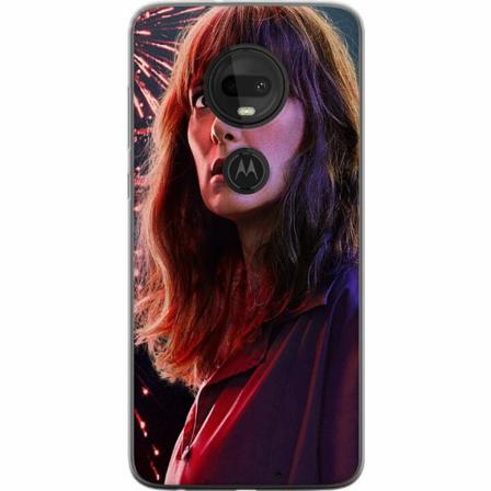 Motorola Moto G7 Genomskinligt Skal Stranger Things - Joyce B
