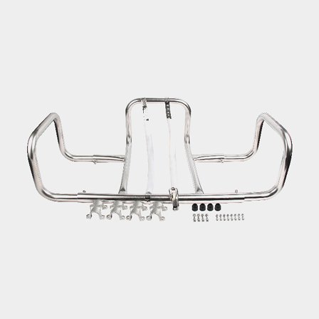 Livflottesfäste Universal, rostfritt stål, horizontell montering på däck eller på mantåg