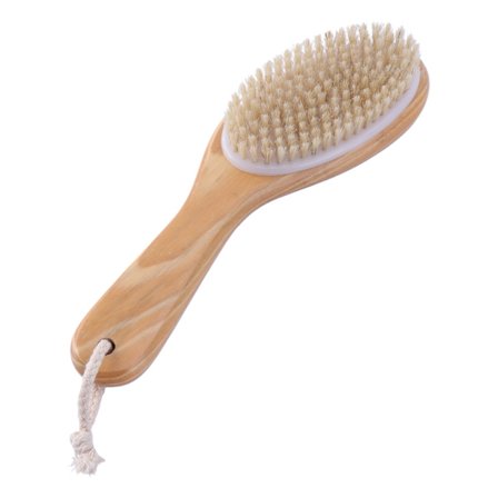 Full Kropp Naturlig Børste Tørr Hud Eksfolieringsbørste Massasje Rengjøring Skrubber