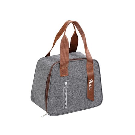 Ny Isolerad Lunch Box Bag Portabel Lunch Box Bag Isolerad Lunch Box Bag - Grå