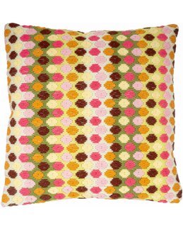 Broderikit Kudde Långstygn Retro - Vervaco