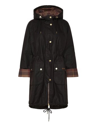 Barbour Barbour Marcy Wax Parka - Black - 48