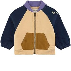 Kids - Bobo Choses Color-blocked Zip-up Sweatshirt Beige 12-18 Months - Jumpers and knitwear - 12-18 months - Beige