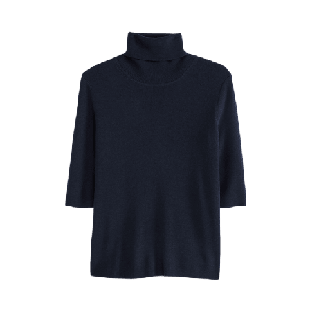 Filippa K Merino Elbow Sleeve Top T-shirts & toppar Dam Blå S
