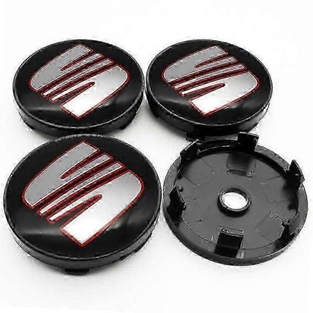 4 st 56mm 60mm Bilhjul Navkapsel Fälglock Emblem Dekaler Tillbehör För Seat Ibiza 6j 6l Fr Ateca Altea Xl Leon 2 Leon
