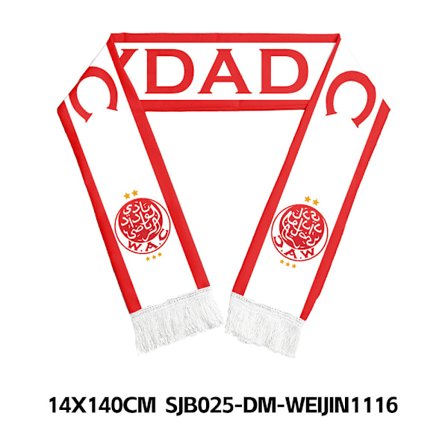 SFC-tørklæde til fodboldfans, lagklubbens supporter, vifter med tørklædet og hepper på holdet med flaget