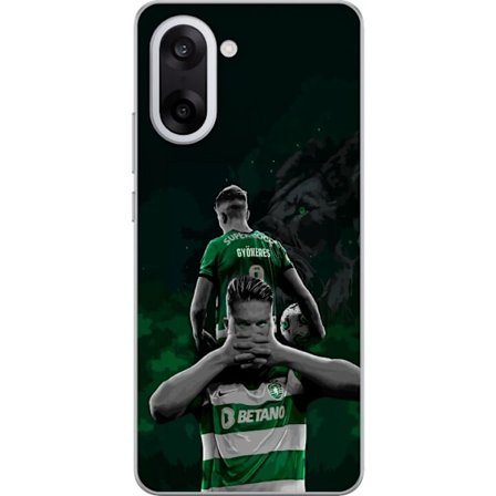 Yhteensopiva Puhelinkuori OnePlus Nord CE5 Neonmotiivi, jossa teksti "Gaming is in my DNA" sinisenä ja punaisena tiiliseinällä, jossa loistava DNA-spi