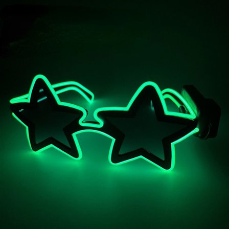 Light Up Solglasögon Led Glödande Dansglasögon Festrekvisita