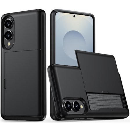 Samsung Galaxy S25 Edge Cover Kortlomme Sort