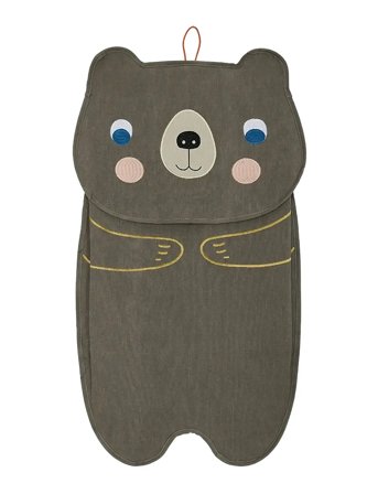 OYOY MINI Darling Bear Wall Storage - Khaki green - ONE SIZE