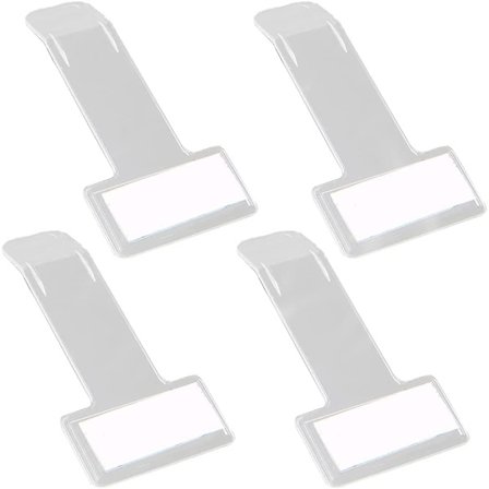 4 stk Vindusskjerm Billettklips, Parkeringsbillettklips, Selvklebende