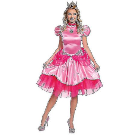Prinsesse Peach Deluxe () Kostume til Kvinder