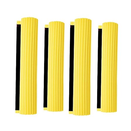 Mopp Roller Huvud Refill Svamp Refiller Rengöringsdynor Absorberande Ersättning Våtmoppning Kläder Tillbehör Suddgummi 4-pack