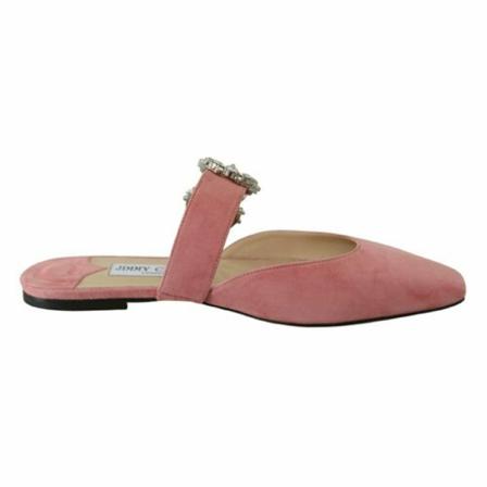 Jimmy Choo Annabell Leather Flade sko Pink, Dame, Størrelse: 39 EU