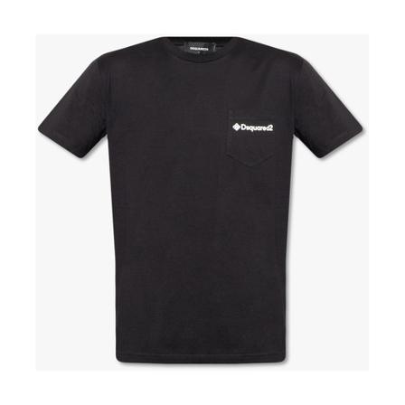 Dsquared2 Logo T-shirt Sort, Herre T-shirts