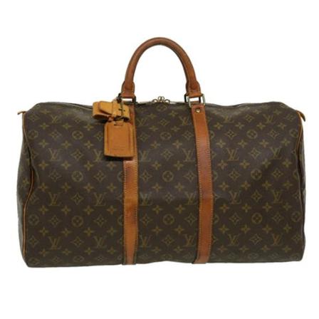 Louis Vuitton Vintage, Pre-owned Keepall Bag Bruin, Dames, Maat:ONE Size