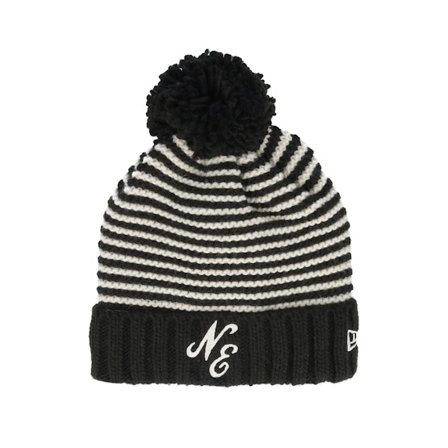 New Era - Noir pom Bonnet - Ne Jake Beanie Black Pom @ Hatstore