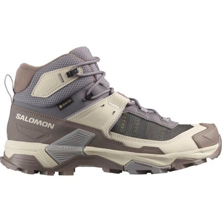 Salomon - Turstøvler kvinner X Ultra 5 Mid Gore-tex - Excalibur / Iron / Gull