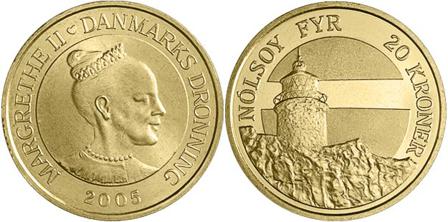 Danmark 2005 - Nólsoy Fyr på Færøerne - 20 kr.