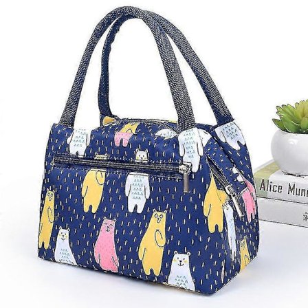 Termisk Isolerad Lunchväska Kylväska Picknick Vuxen Barn Lunchlåda Matförvaring