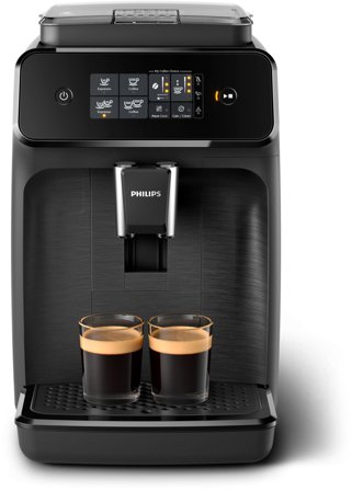 Philips Series 1200 EP1200 - automatisk kaffemaskin - 15 bar - mattsvart