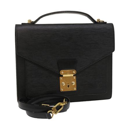 Louis Vuitton Vintage, Pre-owned Monceau Bag Zwart, Dames, Maat:ONE Size