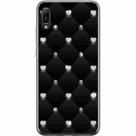 Huawei Y6 Pro (2019) Mjukt Skal - Diamant Hjärta