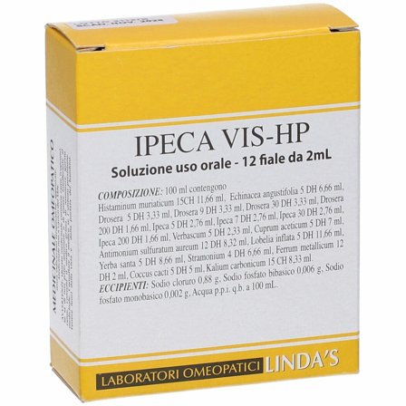 Linda's Ipeca Vis Hp 12 Fiale Da 2ml