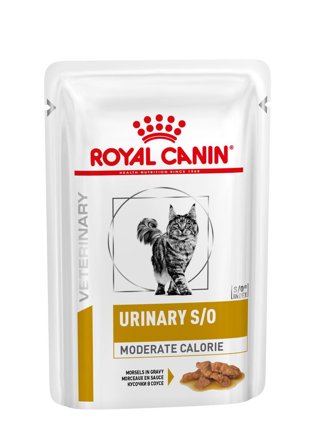 Royal Canin S/O Urinary Moderate Calorie, Vådfoder Kat, 12x85g