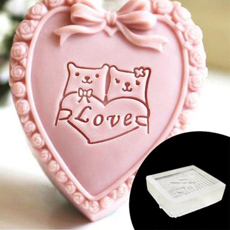 Akryl Gennemsigtig Sæbe Stempel Naturlig Æterisk Olie Sæbefremstillingsværktøj