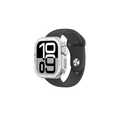 AmazingThing Titan Pro metallfodral för Apple Watch 11 46mm aluminium - silver