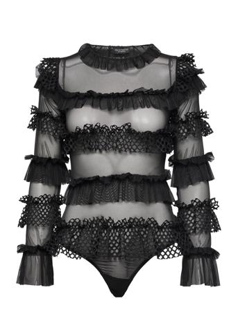 Grace Bodysuit Body Alusmekko Musta OW Collection
