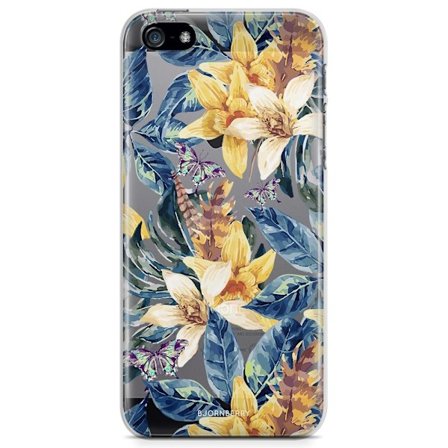 Bjornberry iPhone 5/5S/SE TPU Skal - Liljor