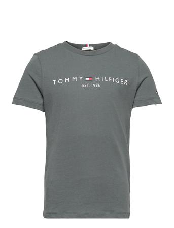 Essential Tee S/S T-shirts Short-sleeved Grønn Tommy Hilfiger