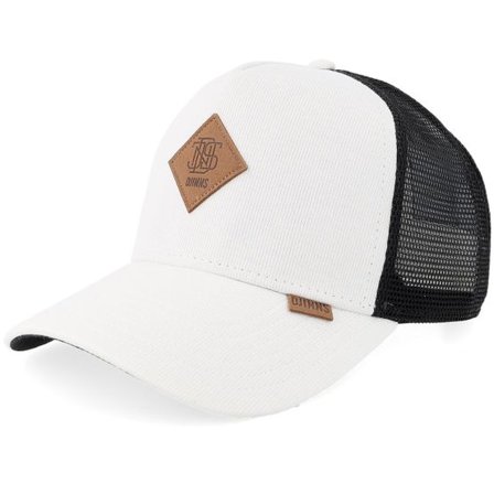 Djinns - Beige trucker Keps - Hft Cap Cotton Knit Wool White Trucker @ Hatstore