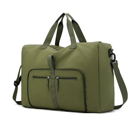 Sports Gym Taske Til 32L Foldbar Rejsetaske Vandtæt Taske Til Weekend Overnatning Hospital (Army Grøn)