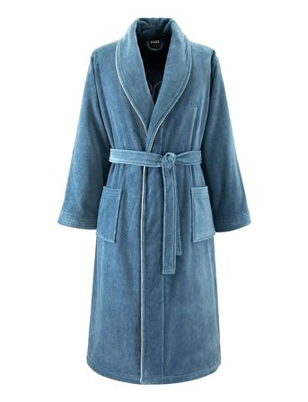 Boss Home Tiago Bath Robe - Blue - XL