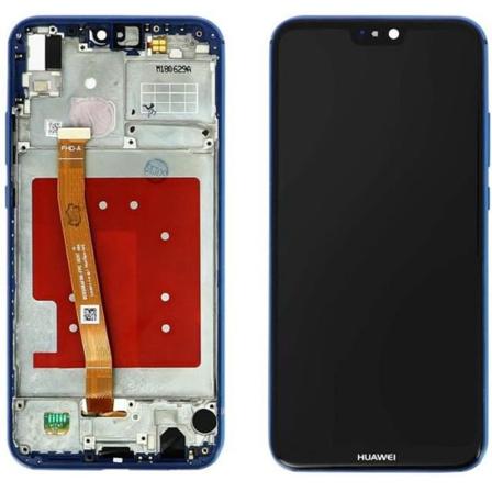 Huawei P20 Lite LCD-skärm Komplett Block Touch-kompatibel Blå