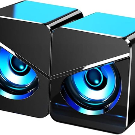 Datamaskin høyttaler kablet USB-drevet mini høyttaler