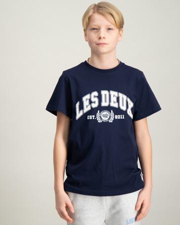 Les Deux University T-Shirt Kids Blå T-skjorter Gutt - Kids Brand Store